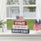 Glitzhome® 8.5" Wooden Patriotic Sign Table Décor
